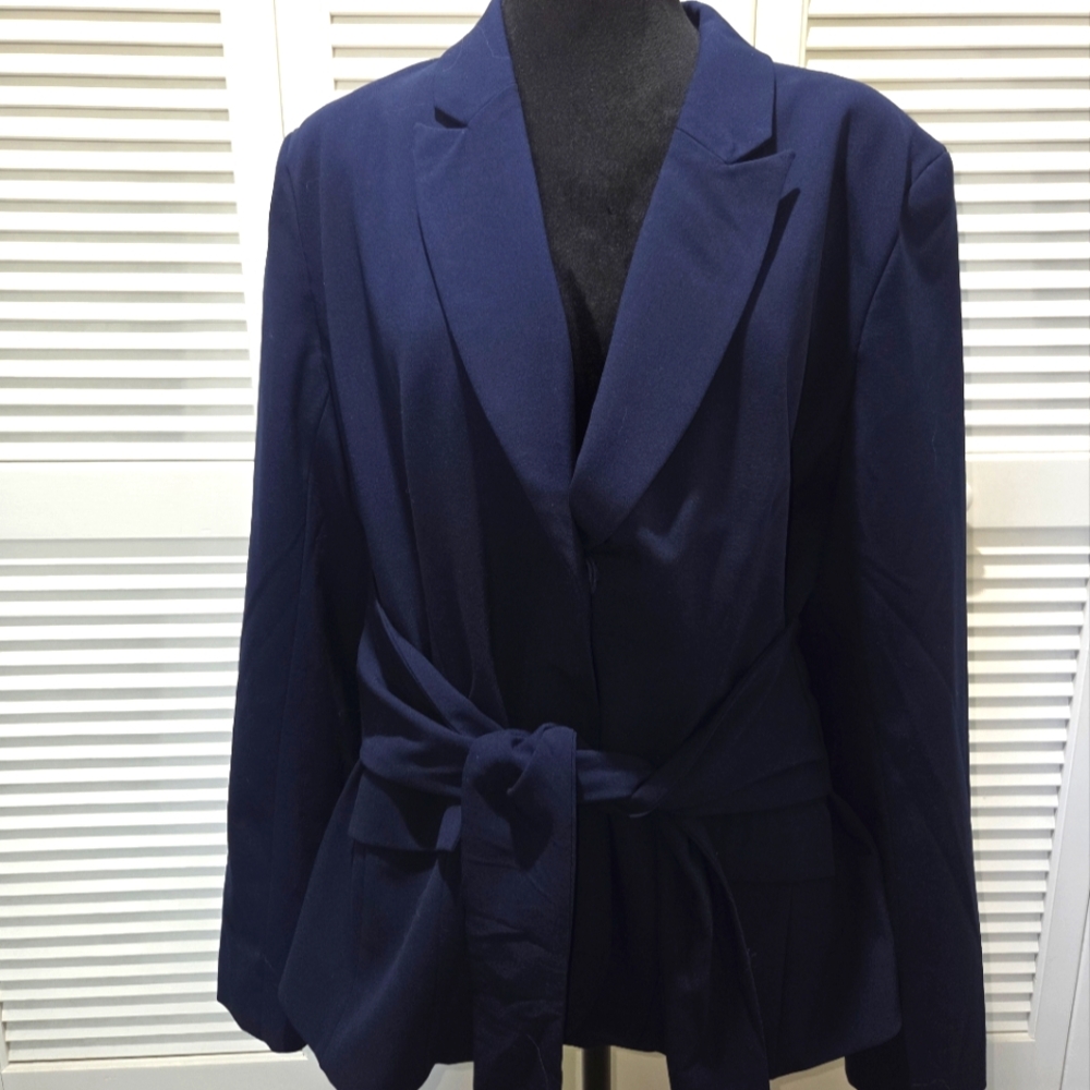New York & Company Deep Blue Women's Blazer. SZ L